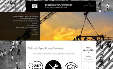 Schermafbeelding van spoedklussengroningen.nl