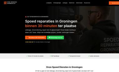 Schermafbeelding van spoedreparatiesgroningen.nl