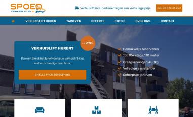 Schermafbeelding van spoedverhuisliften.nl