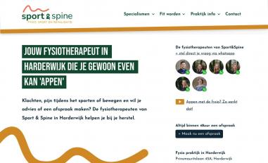 Schermafbeelding van sport-spine.nl