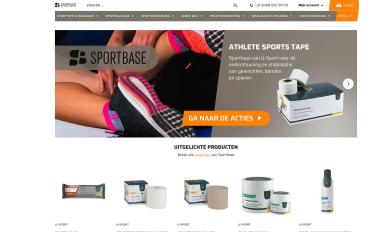 Schermafbeelding van sportbase.com