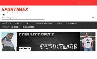 Schermafbeelding van sportimex.com