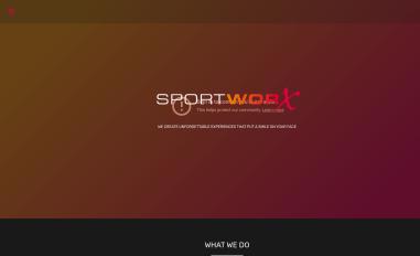 Schermafbeelding van sportworx.nl