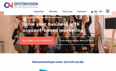 Schermafbeelding van spotonvision.com