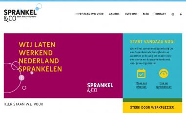Schermafbeelding van sprankelenco.com