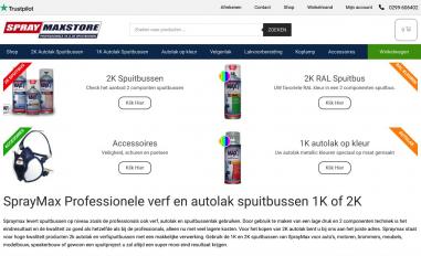 Schermafbeelding van spraymaxstore.nl