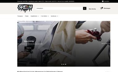 Schermafbeelding van spraywrapper.nl