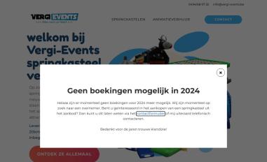 Schermafbeelding van springkasteel-huren.com