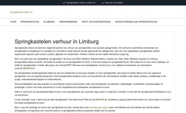 Schermafbeelding van springkastelen-dilsen.be