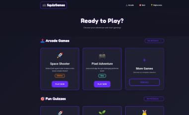 Schermafbeelding van squizgames.com