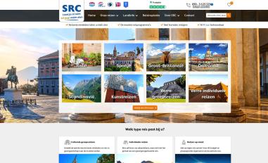 Schermafbeelding van src-reizen.nl