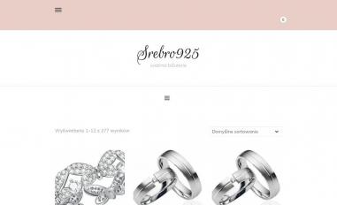Schermafbeelding van srebro925.com