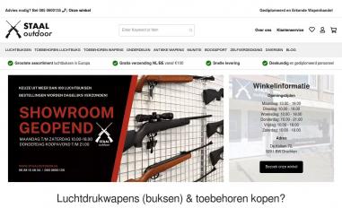 Schermafbeelding van staaloutdoor.nl