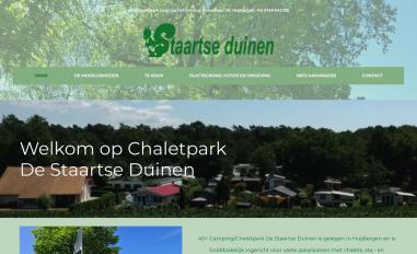 Schermafbeelding van staartseduinen.nl