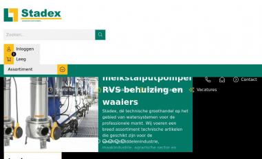 Schermafbeelding van stadex.nl