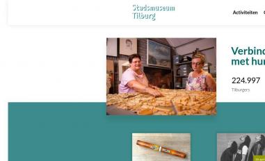 Schermafbeelding van stadsmuseumtilburg.nl