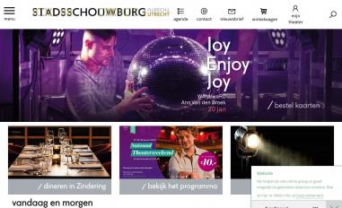 Schermafbeelding van stadsschouwburg-utrecht.nl