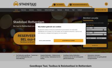 Schermafbeelding van stadstaxirotterdam.nl