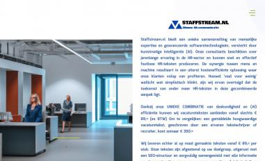 Schermafbeelding van staffstream.nl