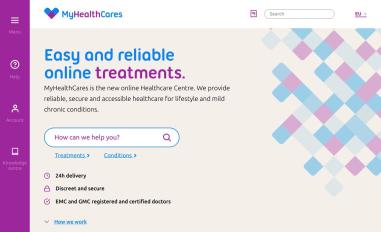 Schermafbeelding van staging-vsf.myhealthcares.bluebirdday.io