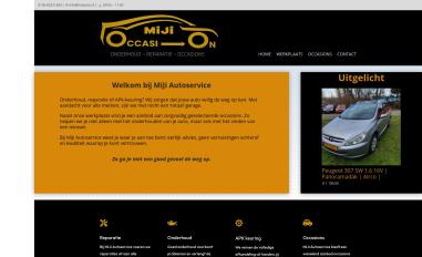 Schermafbeelding van staging.mijiauto.nl