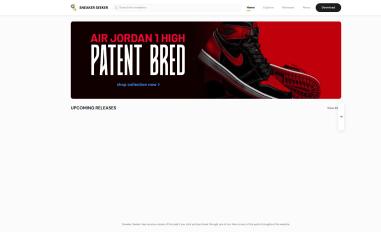 Schermafbeelding van staging.sneakerseeker.io