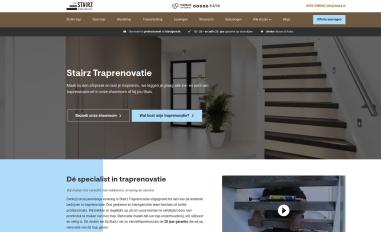 Schermafbeelding van stairz.nl