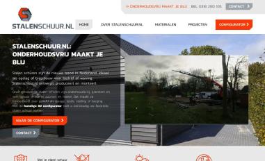 Schermafbeelding van stalenschuur.nl