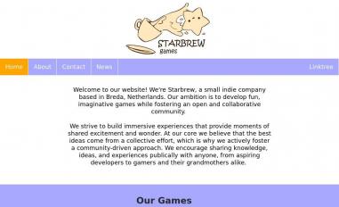 Schermafbeelding van starbrewgames.com