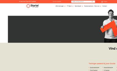 Schermafbeelding van startel.nl