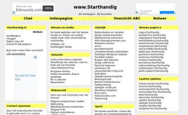 Schermafbeelding van starthandig.nl