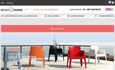 Schermafbeelding van stayathome.nl
