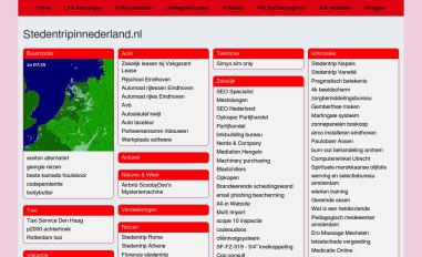 Schermafbeelding van stedentripinnederland.nl