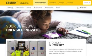 Schermafbeelding van stedin.net