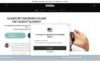 Schermafbeelding van steedtechnology.nl