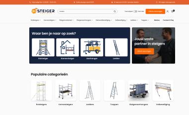 Schermafbeelding van steigercentrum.nl