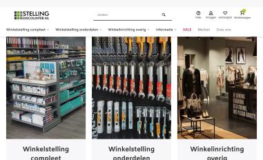 Schermafbeelding van stellingdiscounter.nl