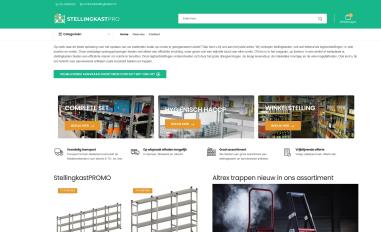 Schermafbeelding van stellingkastpro.nl
