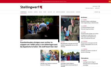 Schermafbeelding van stellingwerf.nl