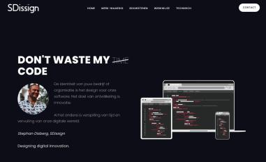 Schermafbeelding van stephandisberg.nl