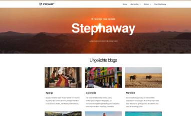 Schermafbeelding van stephaway.nl