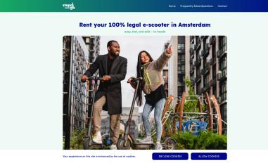 Schermafbeelding van stepngo.nl