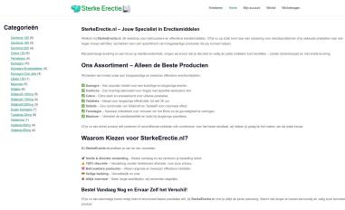 Schermafbeelding van sterkeerectie.nl