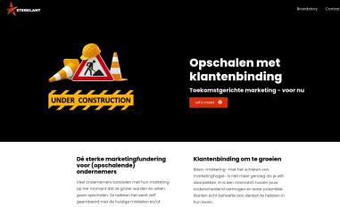 Schermafbeelding van sterklant.nl