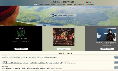 Schermafbeelding van stevedewarmusic.com