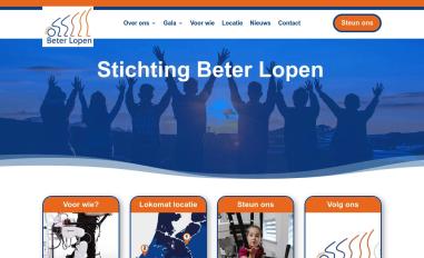 Schermafbeelding van stichtingbeterlopen.nl