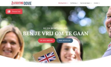 Schermafbeelding van stichtingdovie.nl