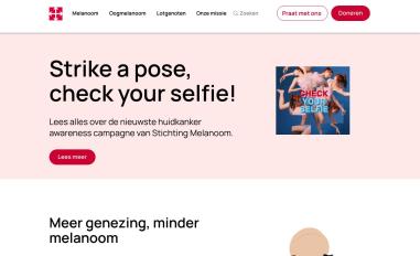 Schermafbeelding van stichtingmelanoom.nl