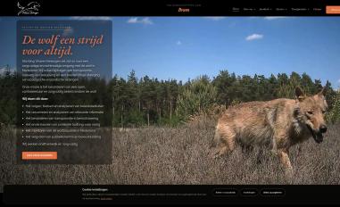 Schermafbeelding van stichtingwolvenbelangen.nl