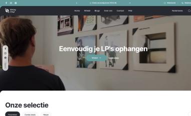 Schermafbeelding van stickyvinyl.nl